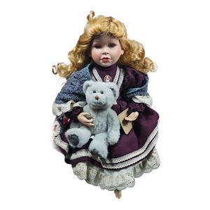 Boyds Collection Yesterday's Child Doll  Whitney With Bear NO Box Tag1/12000